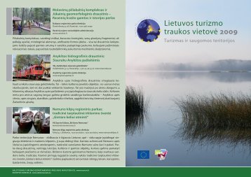 Lietuvos turizmo traukos vietovė 2009