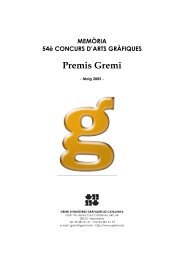 MEMÃRIA 54Ã¨ CONCURS D'ARTS GRÃFIQUES Premis Gremi