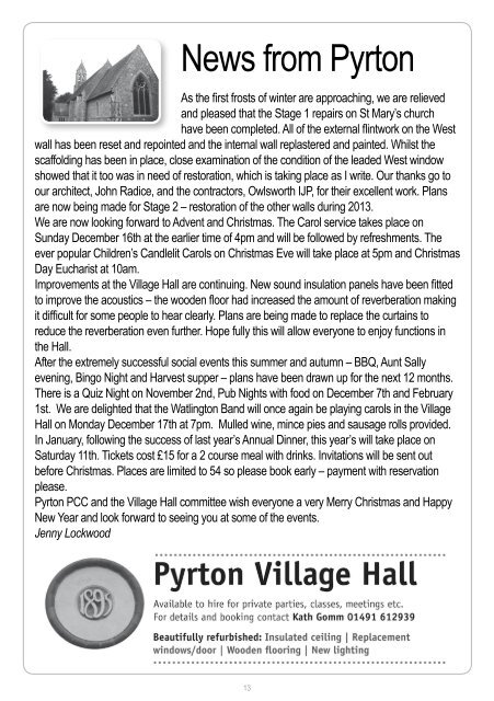 December 2012/January 2013 - Watlington Parish Council