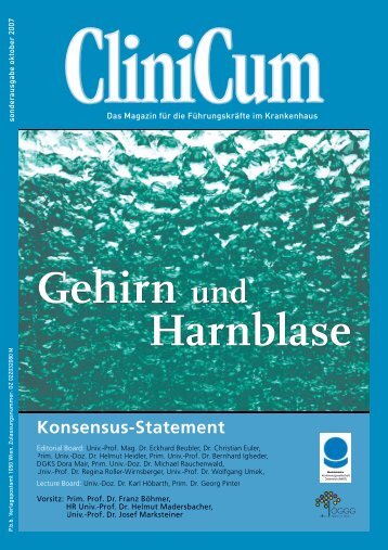 Gehirn und Harnblase - Ãsterreichische Gesellschaft fÃ¼r Geriatrie ...