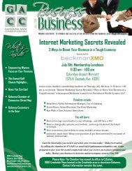 Internet Marketing Secrets Revealed - Gahanna Area Chamber of ...