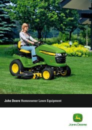 John Deere Homeowner Lawn Equipment - Godfreys