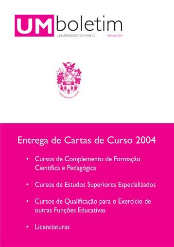 Entrega de Cartas de Curso 2004 - Portal de ComunicaÃ§Ã£o da ...