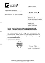 Prüfungs- und Studienordnung - Institut für Informatik - Universität ...