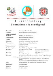 A usschreibung Internationaler Rennsteigpokal - International Luge ...