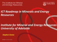 ICT in Minerals and Energy Resources Institute for Mineral and ...