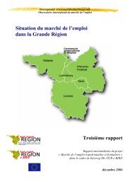 Situation du marché de l'emploi dans la Grande Région - Eures