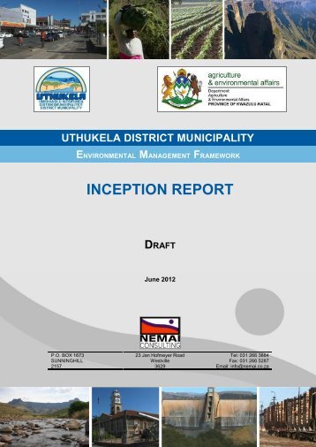 INCEPTION REPORT - Department of Agriculture and ...