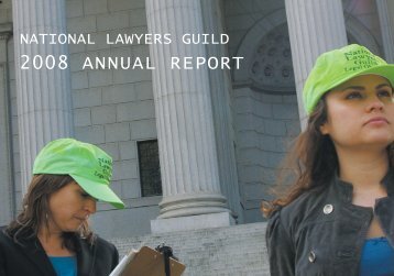 2008 ANNUAL REPORT - National Lawyers Guild