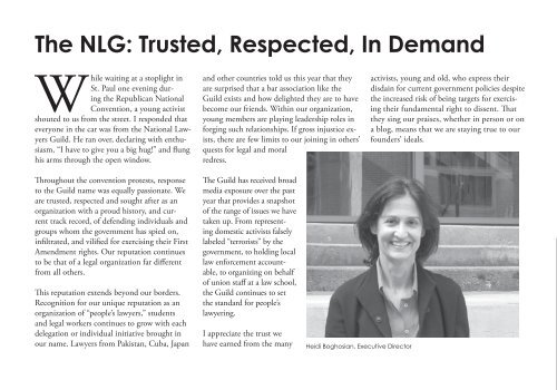 2008 ANNUAL REPORT - National Lawyers Guild