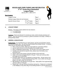 2013 5-8 Grade Boys Basketball League Rules - City of Woodland ...