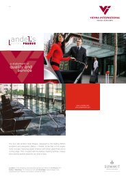 Factsheet download (pdf) - Vienna International Hotels & Resorts