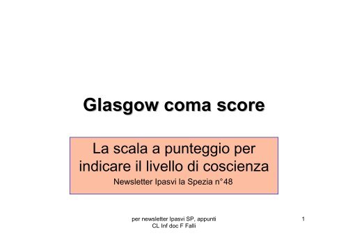 depassÃ¨'', o livello della morte - IPASVI - La Spezia