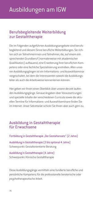 GhochDrei - Institut für Integrative Gestalttherapie GmbH