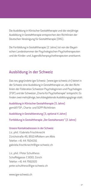 GhochDrei - Institut für Integrative Gestalttherapie GmbH