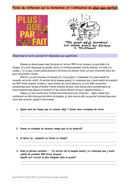 passe compose imparfait plus que parfait passe compose imparfait plus que parfait