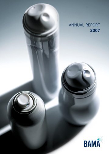 2007 BAMA Annual Report - British Aerosol Manufacturers ...