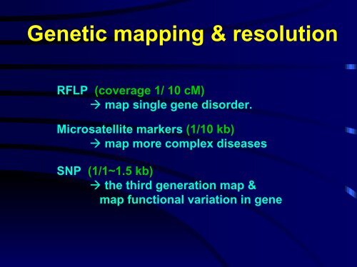 Microsatellite markers