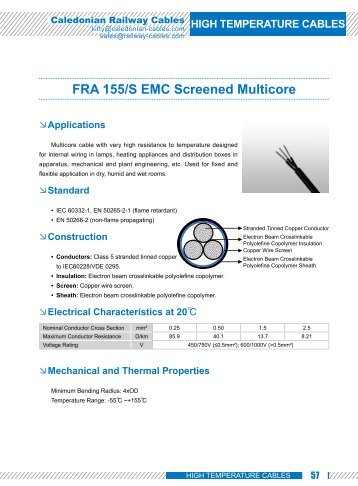 FRA 155/S EMC Screened Multicore