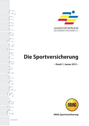 2.4 MB PDF Merkblatt - ARAG Sportversicherung