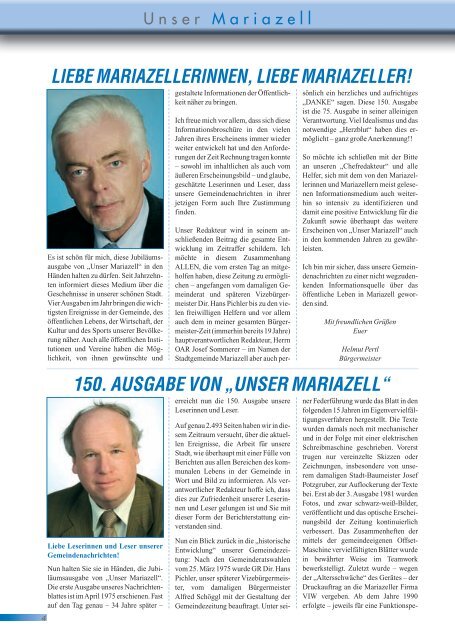 Ausgabe April 2011 - Stadt Mariazell