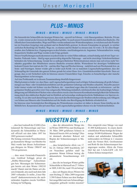 Ausgabe April 2011 - Stadt Mariazell