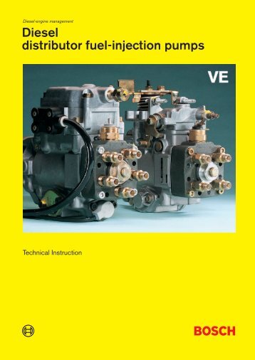 Diesel distributor fuel-injection pumps