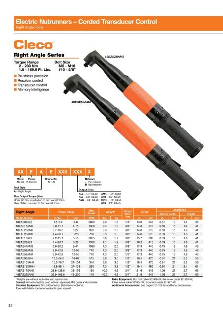 Electric Nutrunners â Corded Transducer Control - Apex Tool Group ...