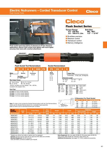 Electric Nutrunners â Corded Transducer Control - Apex Tool Group ...