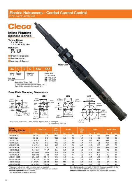 Electric Nutrunners â Corded Transducer Control - Apex Tool Group ...