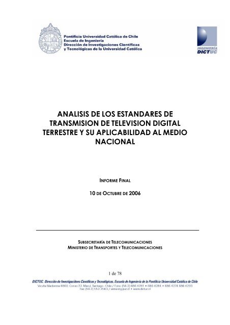 analisis de los estandares de transmision de television digital