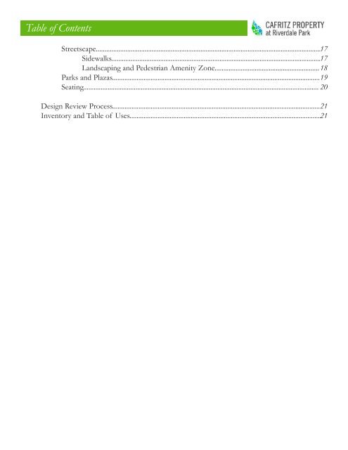 Design Standard Guidelines - Prince George's County Planning ...