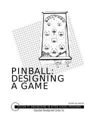 PINBALL: DESIGNING A GAME - NPASS2 - Education Development ...