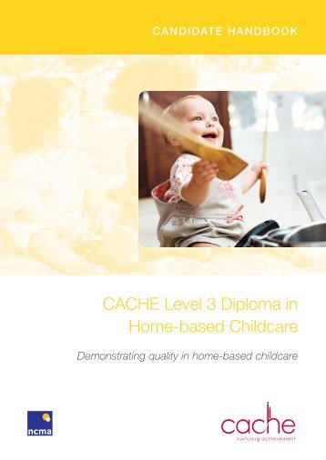 CACHE Level 3 Diploma in Home-based Childcare