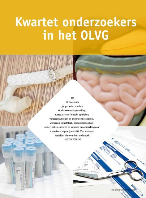 Onze Lieve Wetenschap april 2013 - Olvg