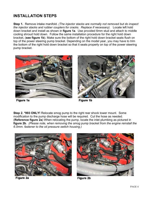 993/964 Supercharger Kit - Installation Instructions - Vivid Racing