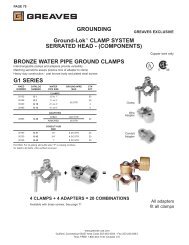 Ground-Lokâ¢ CLAMP SYSTEM SERRATED HEAD ... - Greaves