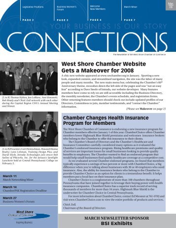 West Shore Chamber Website Gets a Makeover for 2008