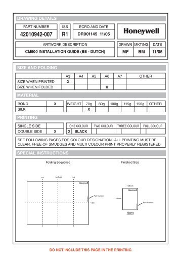 Installatiehandleiding CMT907A1017 - Warmteservice