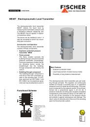 Functional Scheme ME49T Electropneumatic Level Transmitter