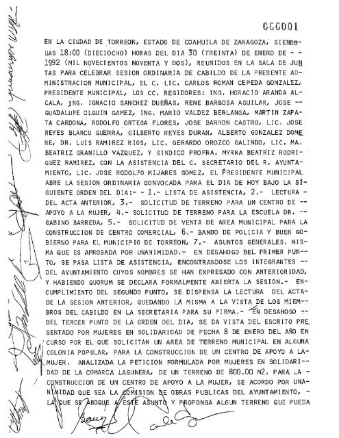 Actas de Cabildo 1991-1993 Libro 24 - Ayuntamiento de TorreÃ³n