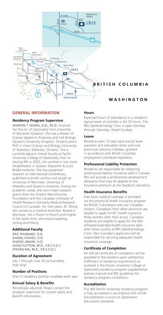 Optometric Residency Program - Pacific University