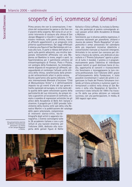 n.19 - Aprile/Agosto 2007 - Fondazione Cassa di Risparmio di ...