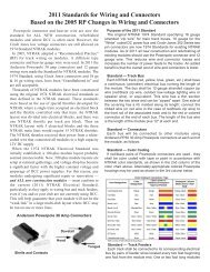 2011 Standards for Wiring and Connectors - NTRAK Modular ...