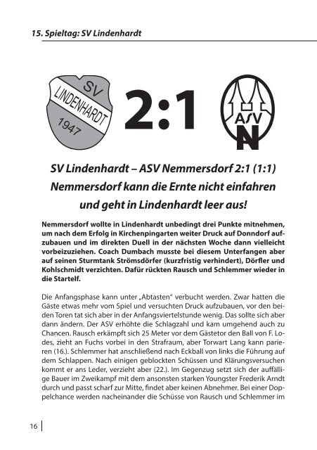 LaoLa - Ausgabe 7 - Saison 2014/2015 - 9.11.2014