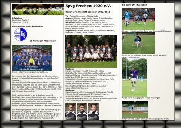 Saison 2012/2013 - Spvg Frechen 1920 ev