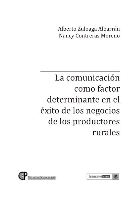 La comunicaciÃ³n como factor determinante en el Ã©xito - Territorios ...