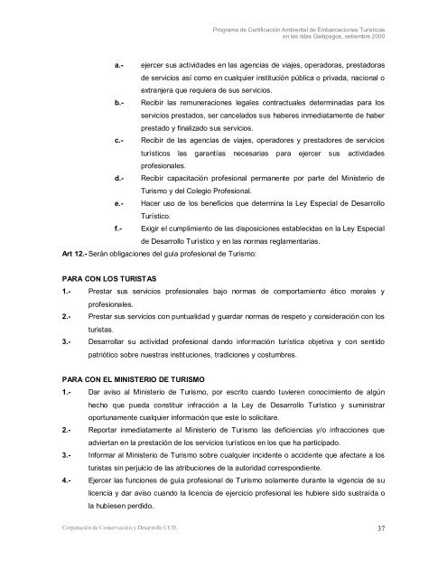ANEXOS No I Definiciones Generales No II ... - FundaciÃ³n UNIDA