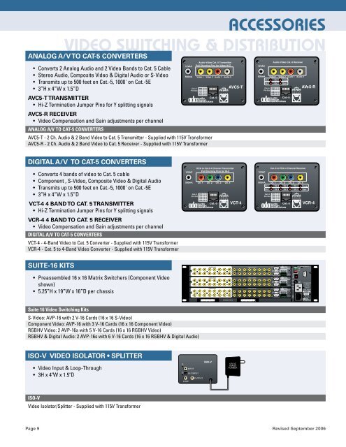 Audio Design Associates 2006/2007 Custom Installation Guide