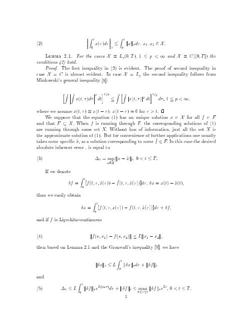 estimates of the total absolute error of a numerical solution - CCM